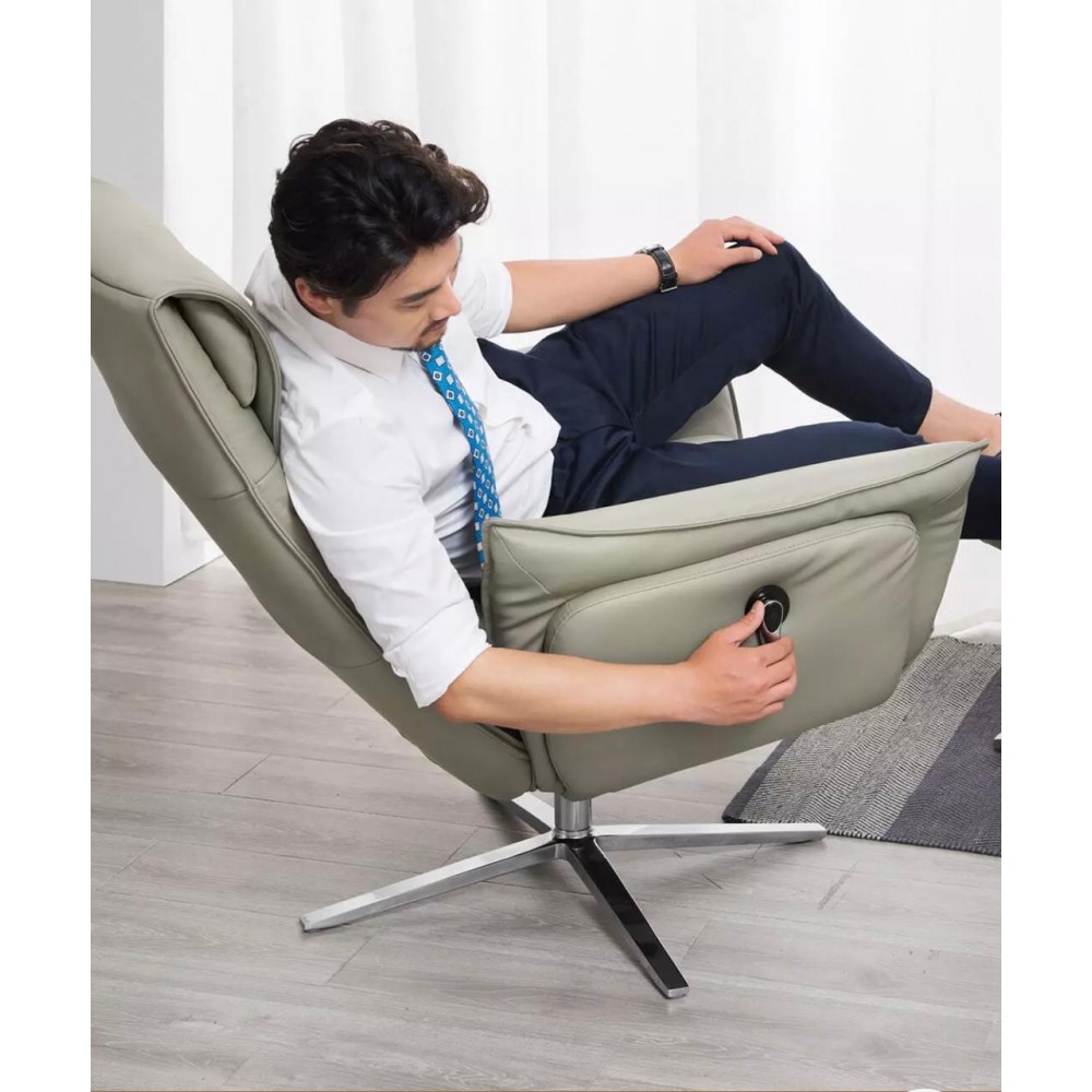 Кресло-реклайнер из натуральной кожи механическое Xiaomi UE Yoyo Real Leather Leisure Chair 
