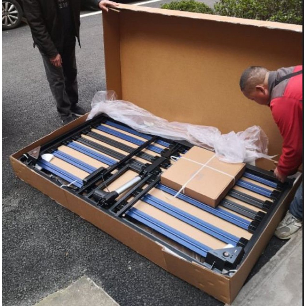 Двуспальная кровать Xiaomi 8H Milan Smart Electric Bed RM 1.8 m Grey Blue (умное основание и ортопедический матрас)