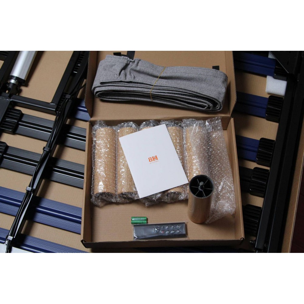Двуспальная кровать Xiaomi 8H Milan Smart Electric Bed RM 1.8 m Grey Blue (умное основание и ортопедический матрас)