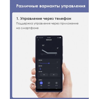 Двуспальная кровать Xiaomi 8h Milan Smart Electric Bed RM 1.5 m Grey Blue (умное основание и латексный матрас Schcott)